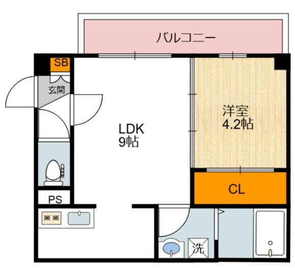 SFIDA帝塚山の間取り