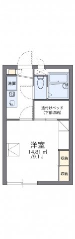 レオパレスグランデペスカの間取り