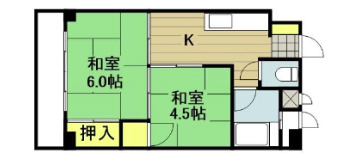 秋元コーポの間取り