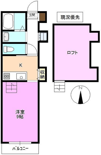 ミレニアム常入の間取り