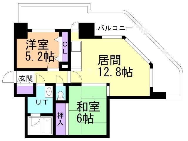 ライオンズマンション札幌スカイタワーの間取り