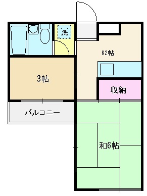 入間郡三芳町大字竹間沢のマンションの間取り