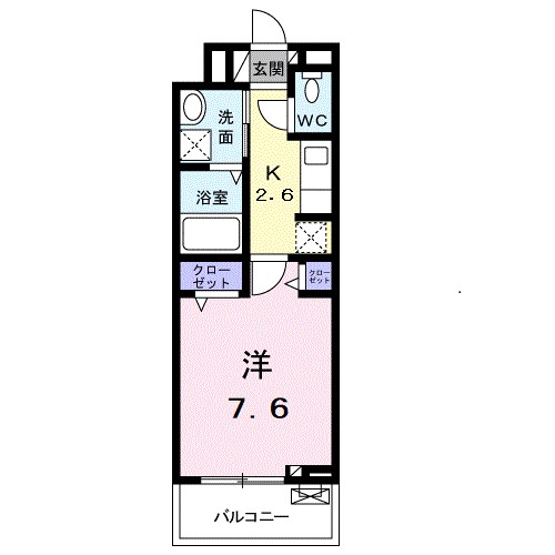 小田原市早川のアパートの間取り