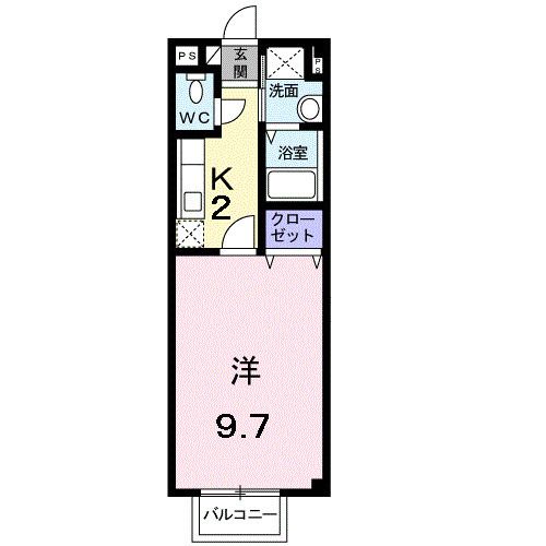 ニューエルディム横山の間取り