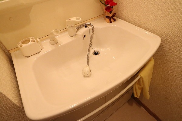 その他　シャンプードレッサー付き洗面台。