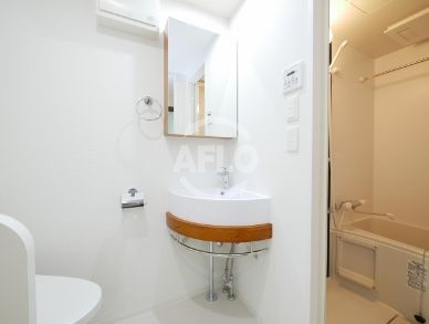 洗面設備　ラシーヌ天王寺町南　洗面台