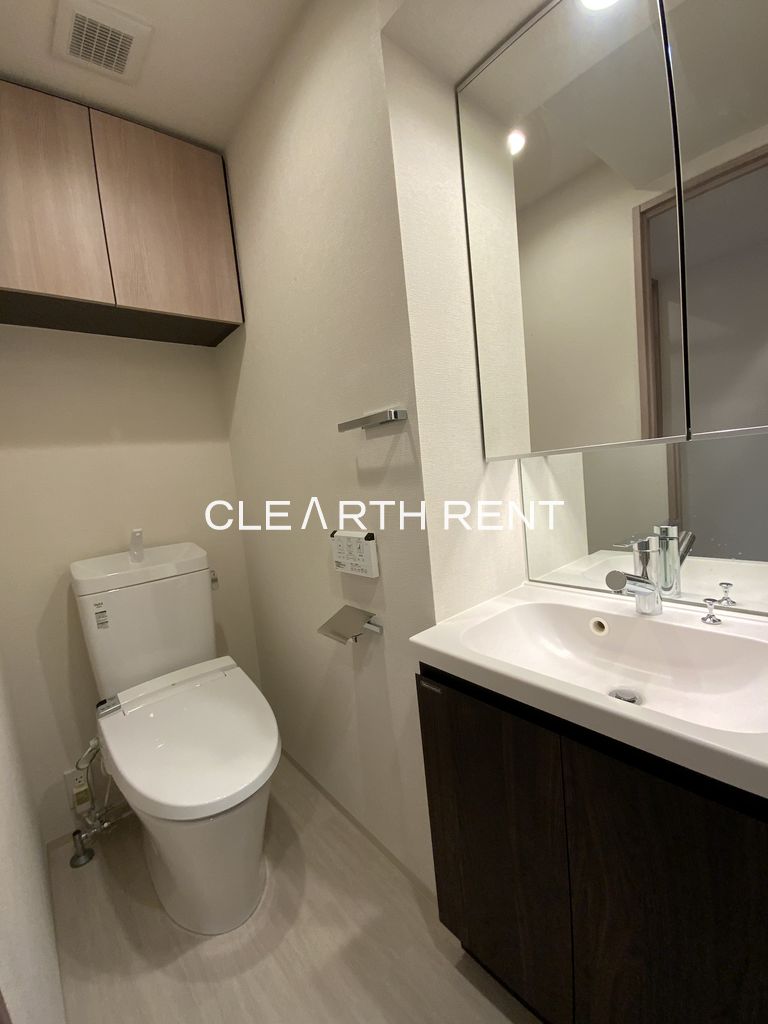 洗面設備　嬉しい独立洗面台