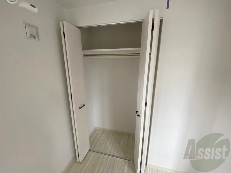 収納　洋室にはクローゼットがあるのですっきり片付きそうです。