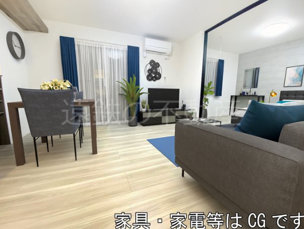 居室・リビング　家電・家具等はCGです。