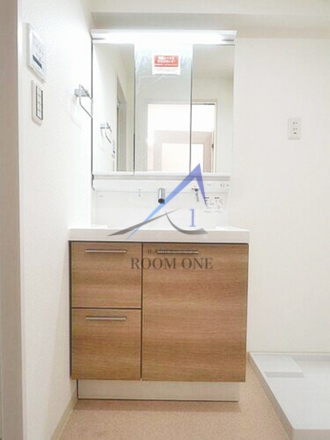 洗面設備　洗面台です。