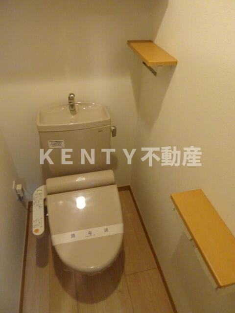 トイレ　ゆったりとした空間のトイレです