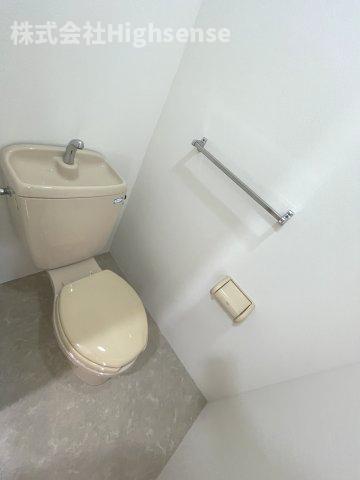 トイレ　ゆったりとした空間のトイレです