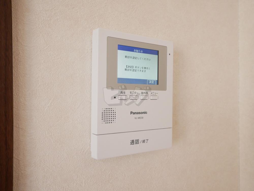 セキュリティ　TVモニターホンでお客様のお顔も見えて安心です！