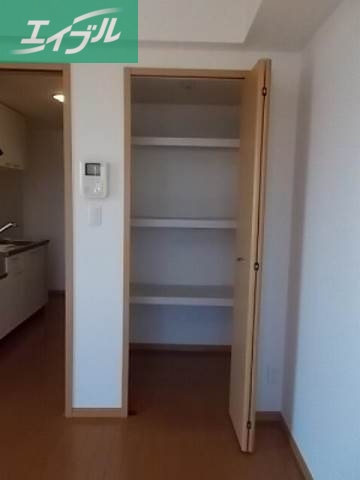 収納　同物件反転部屋の写真です
