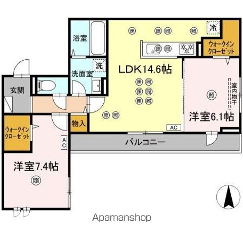 フェリックスの間取り写真
