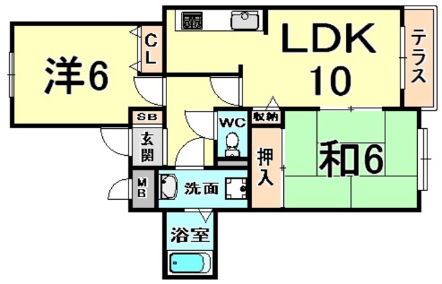 パークグリーン武庫之荘の間取り写真