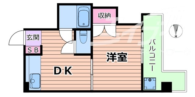 地下鉄御堂筋線 東三国駅 徒歩3分 6階建 築46年の間取り写真