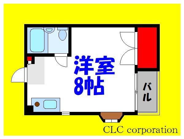 東京メトロ東西線 葛西駅 徒歩5分 4階建 築38年の間取り写真