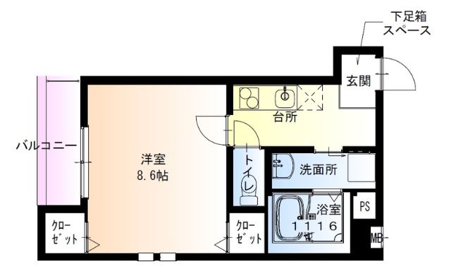 フジパレス堺石津川ノースの間取り写真