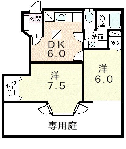 コンフォート2の間取り写真