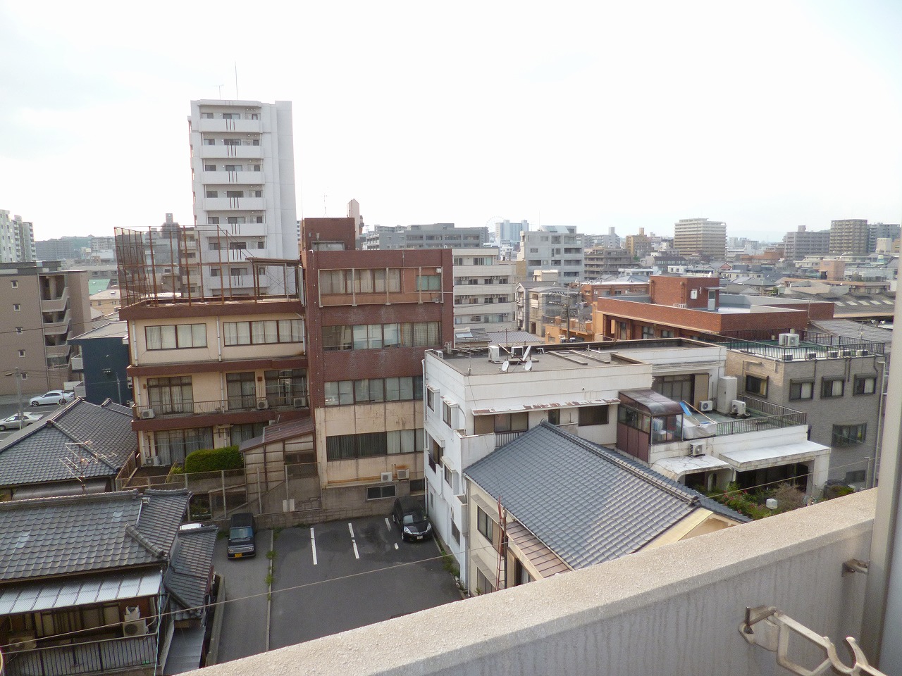 【鹿児島市荒田のマンションの眺望】