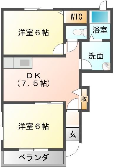 サンリットヴィラIIの間取り