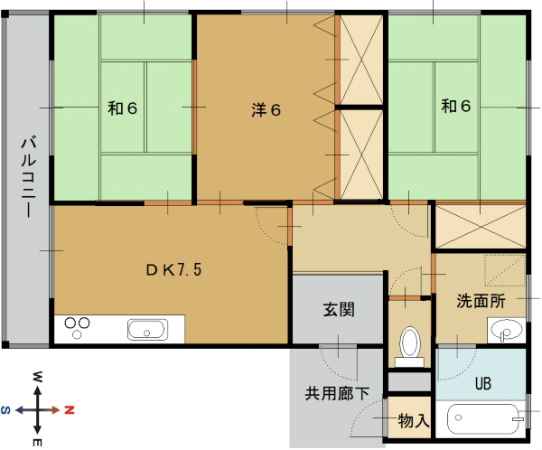 パルティールの間取り