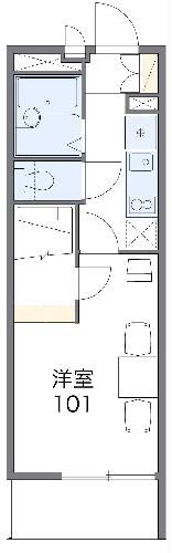 【豊川市美園のマンションの間取り】