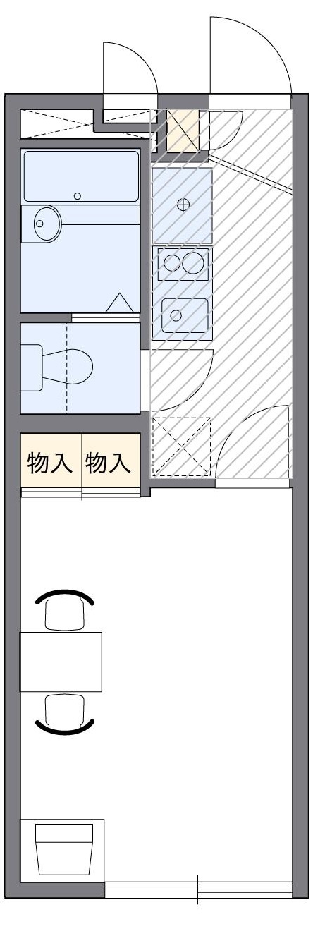 レオパレスWINDSIIIの間取り