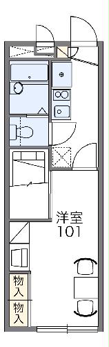 レオパレスクララIIの間取り