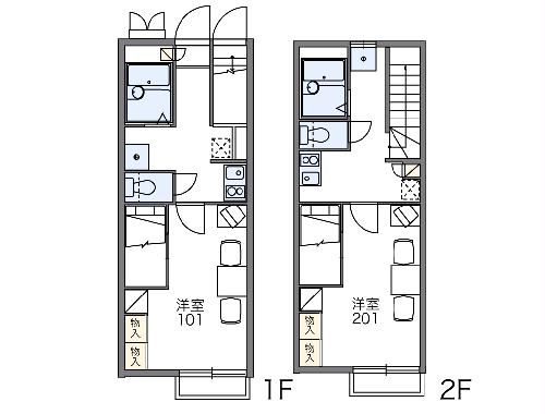 群馬県前橋市南町２（アパート）の賃貸物件の間取り