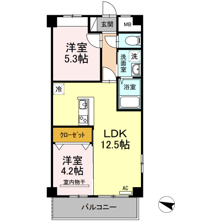 OTO寺家駅前の間取り