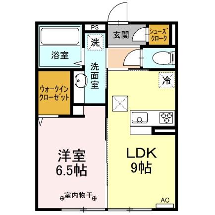 シティハウス高萩Mの間取り