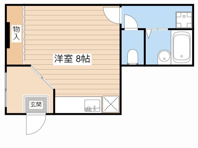 【ヴィラ栗東の間取り】