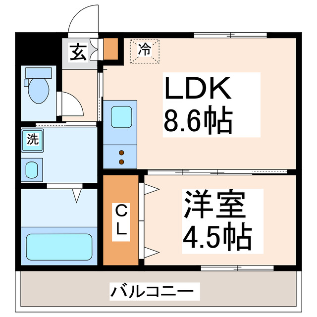 VERENA保田窪本町の間取り