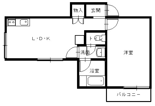 VEGA愛宕ビルの間取り