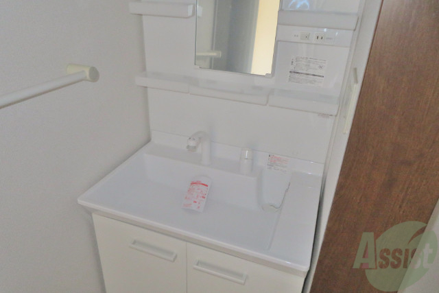 洗面設備　洗面所はシャンプードレッサータイプです。