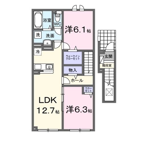 ぺリエール　Iの間取り