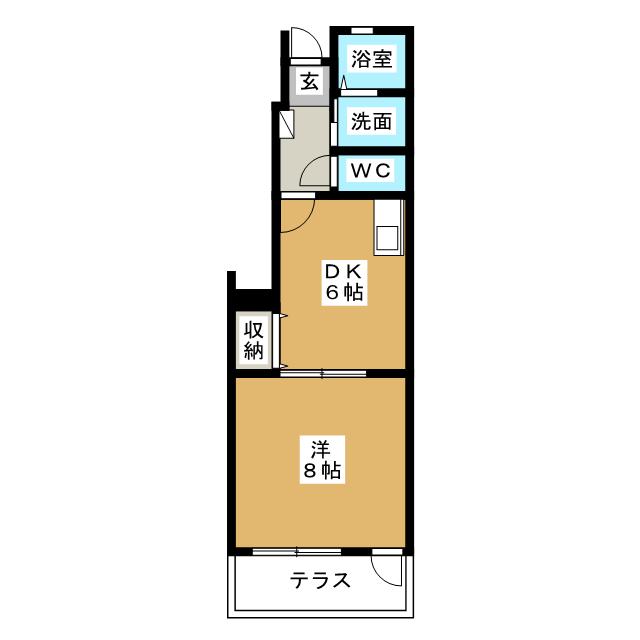 クリエスト高熊の間取り