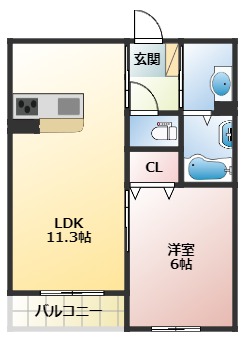 レアメゾンの間取り