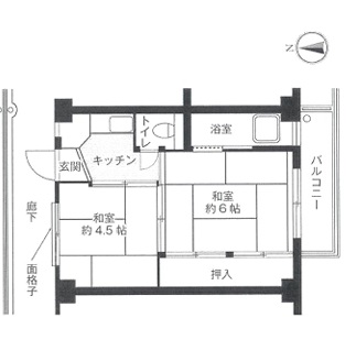 加西市中富町のマンションの間取り