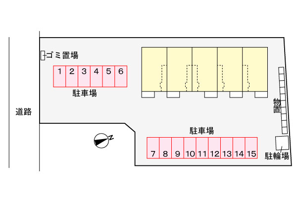 【グランツ　の駐車場】