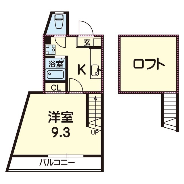 アメニティ新屋敷の間取り