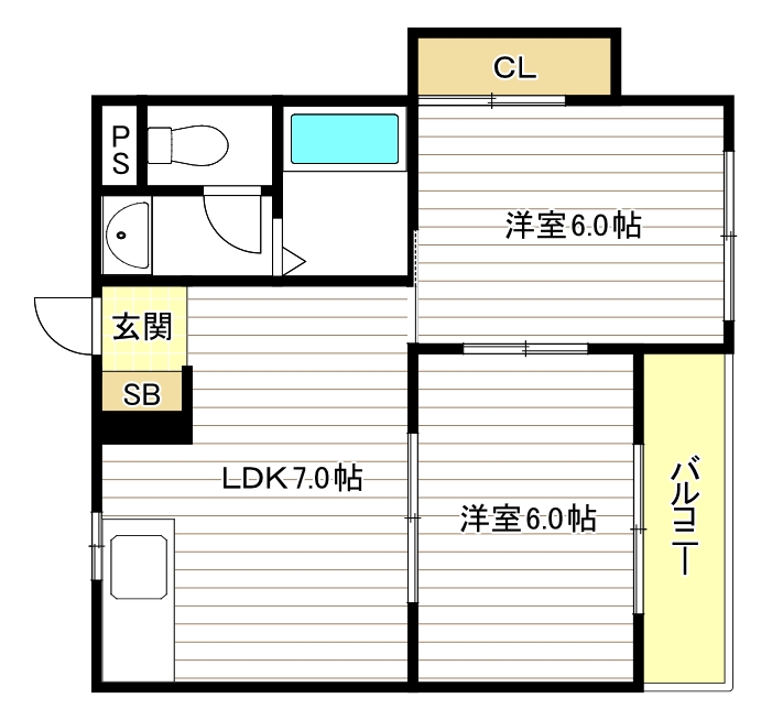 ラパンジール住吉大社の間取り