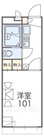 【レオパレスヴィルヌーブ大和王寺の間取り】