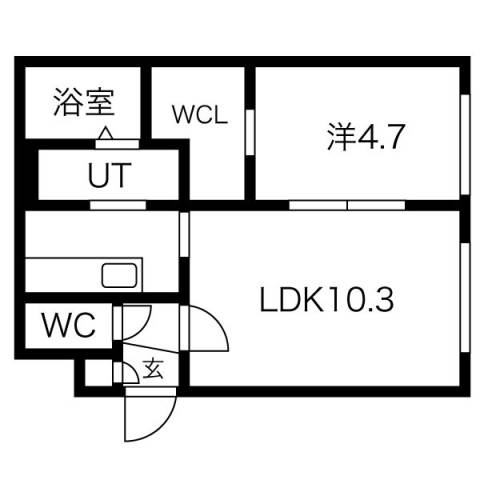 グレンウッド菊水の間取り