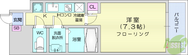 HF仙台本町レジデンスの間取り