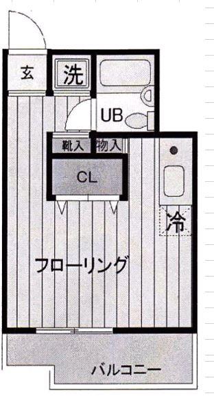 エスコート麻布十番の間取り