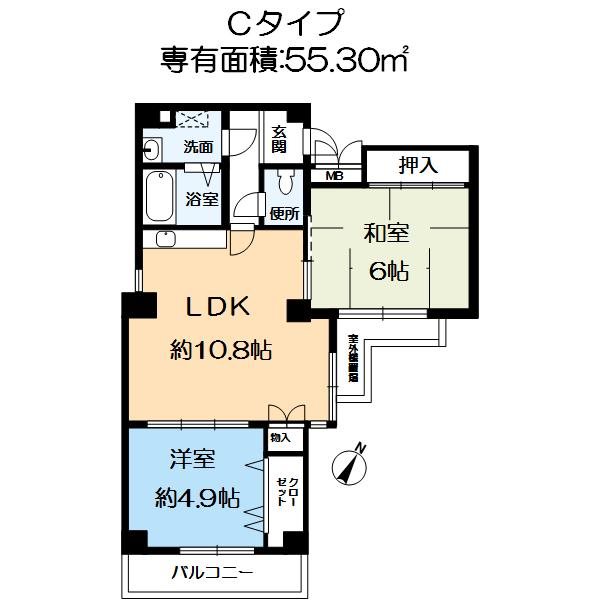 アビタシオン山手の間取り