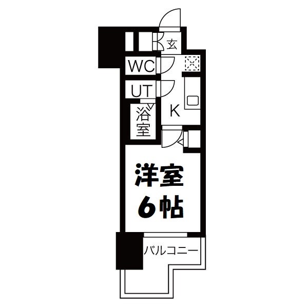 メイクスWアート名駅南IIIの間取り